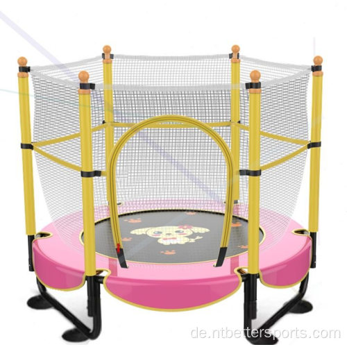 Sichere Kinder 60 -Zoll -Mini -Trampolin mit Schutznetz